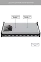 Lit superposé pour bébé avec sommier et matelas, blanc
