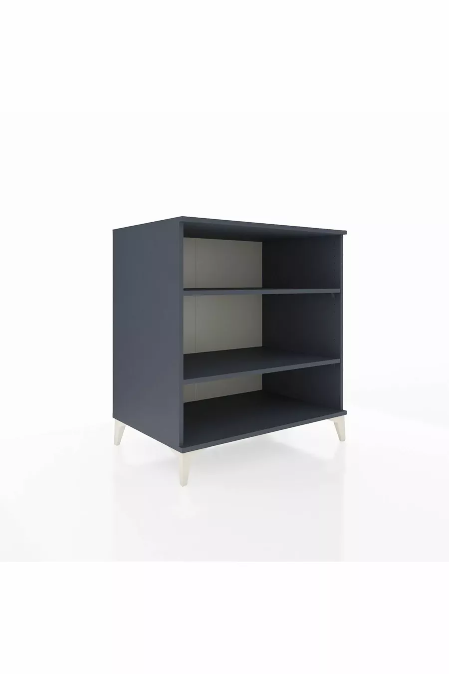 Commode Kronos 2 étagères Anthracite-Anthracite
