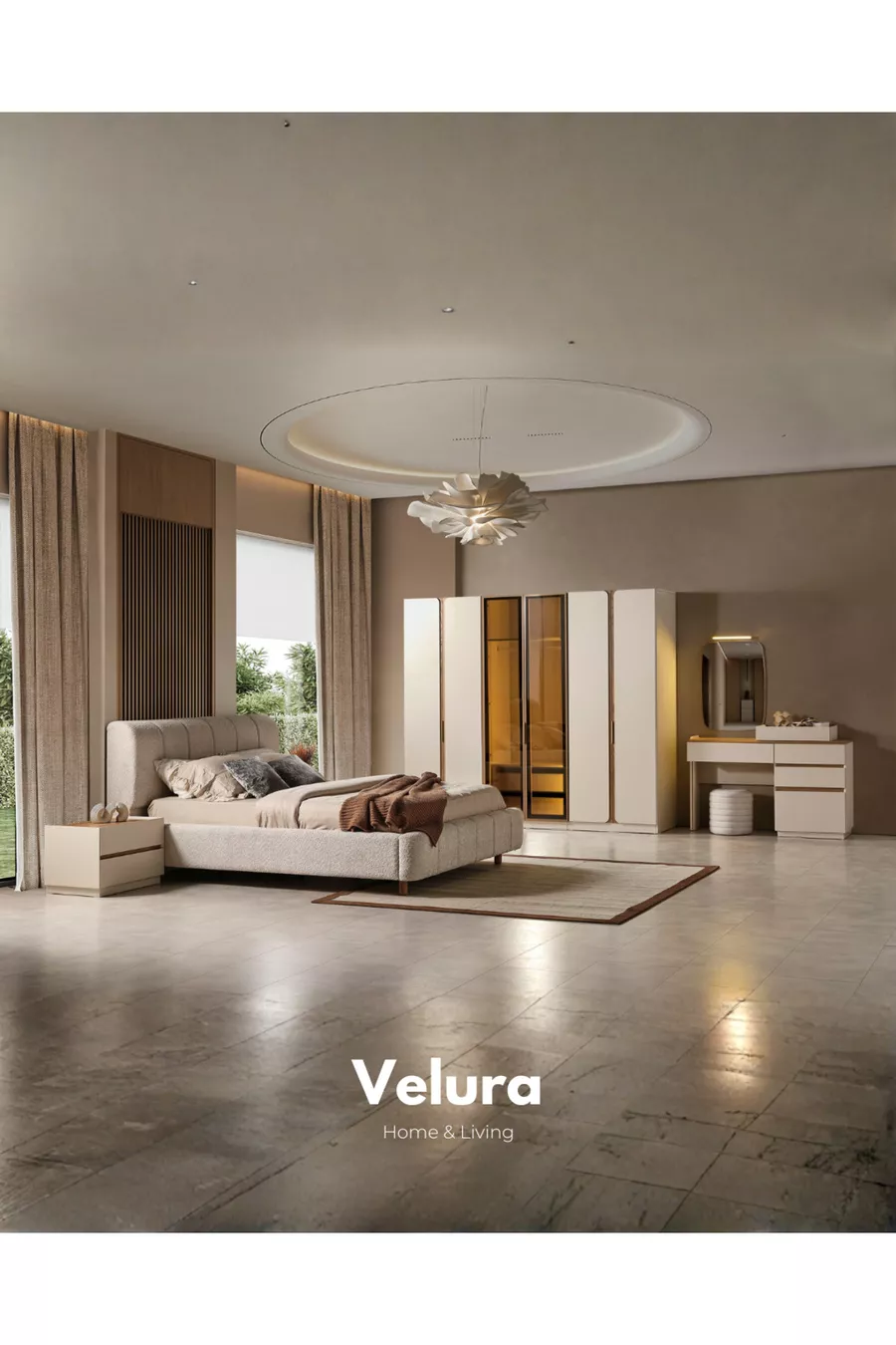 Ensemble de chambre à coucher Aura
