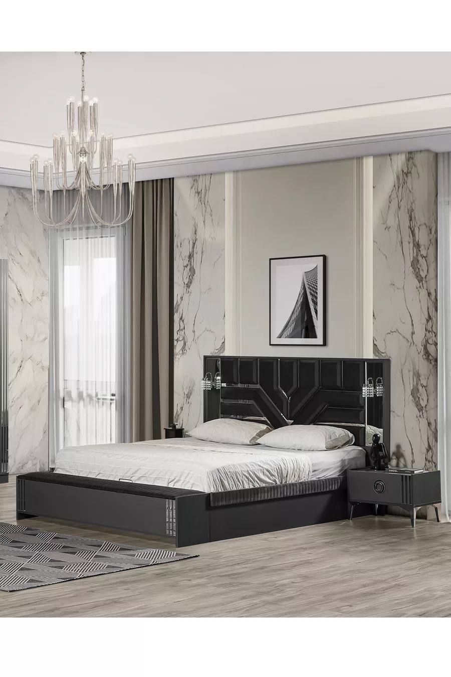 Ensemble de chambre à coucher Roma
