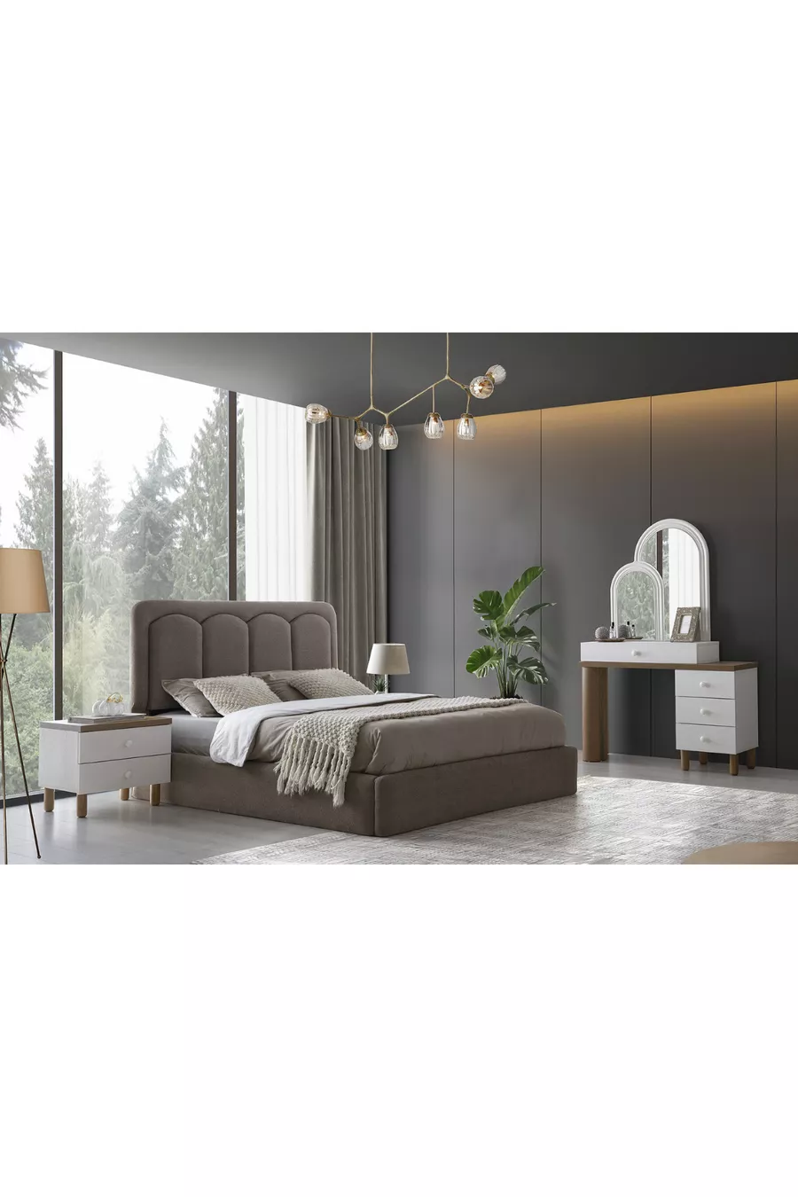 Ensemble de chambre à coucher Demre