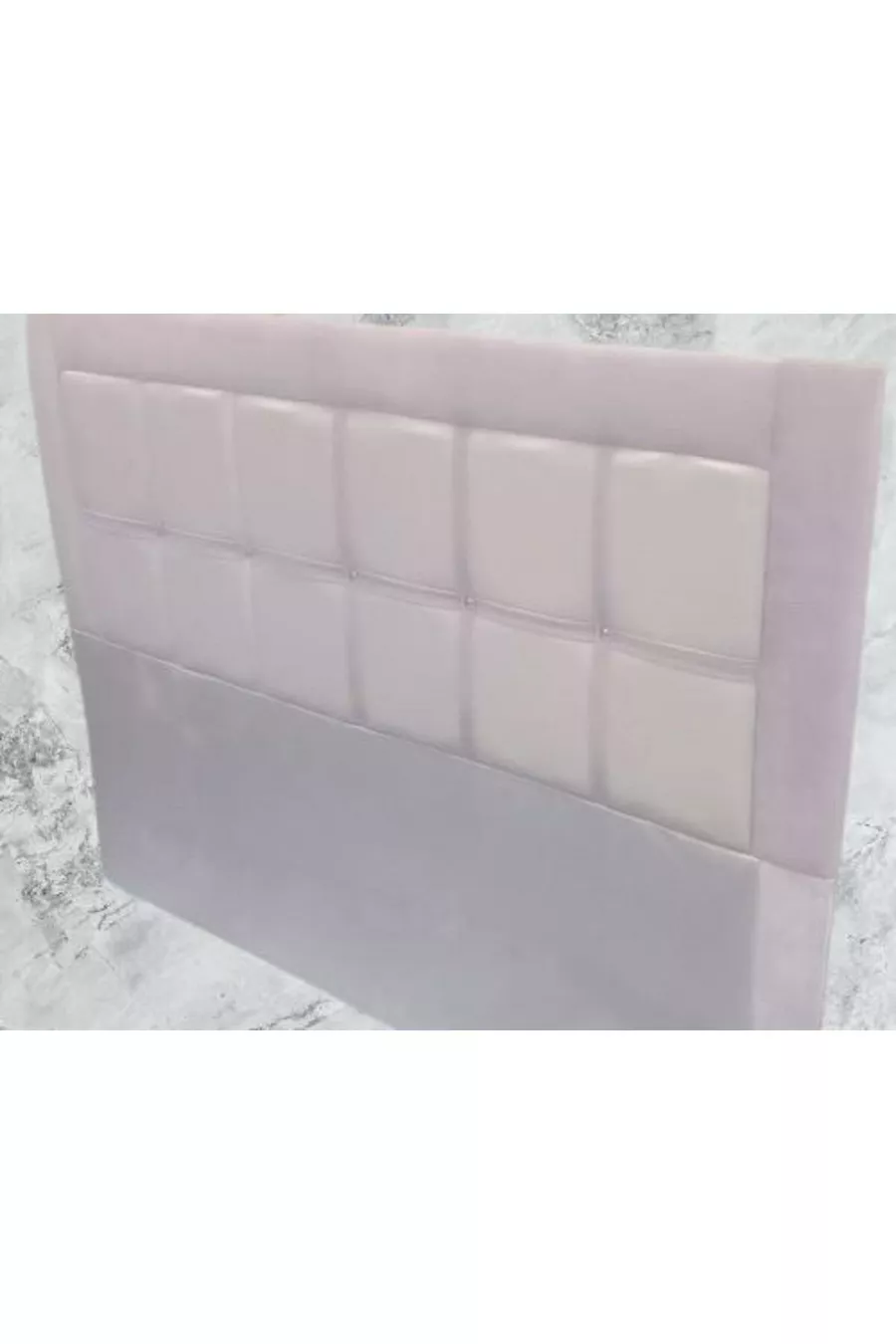 Titre DK Double Personne Tissu Plume de Poule Modèle Windows Lilas Clair Couleur Crème