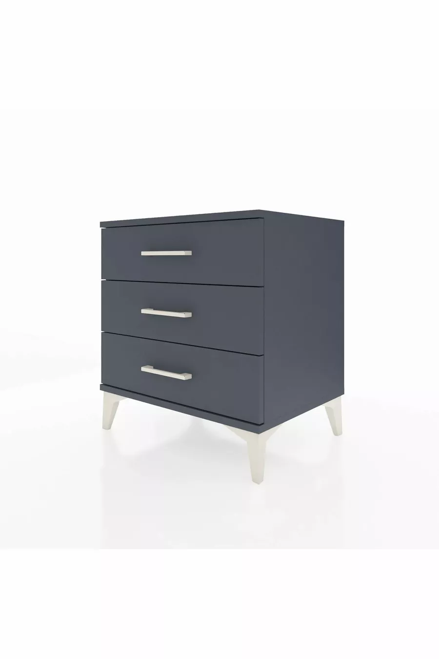 Chevet Hyperion 3 tiroirs Anthracite-Anthracite