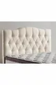 Tête de lit en tissu Duru Luxe pour deux personnes cm
