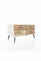 Commode Hyperion 3 tiroirs Pierre de lune/Pin