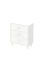 SÖKE, Armoire de salle de bain multifonctions à 3 tiroirs avec pieds (différentes options de largeur)