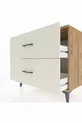 Commode Kronos à 2 tiroirs Pin-Pierre d'Agate
