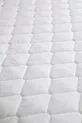 Protège-matelas en coton matelassé, ajustable, bord complet, imperméable, blanc