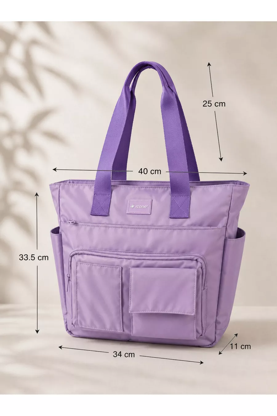 Sac Quotidien Hydrofuge - Compartiment pour Ordinateur Portable, Détails Matelassés, Multi-Poches, Poche pour Biberon, Accessoire de Valise, Sac Maman Violet, Sac de Soins pour Bébé Violet, Sac de Maman