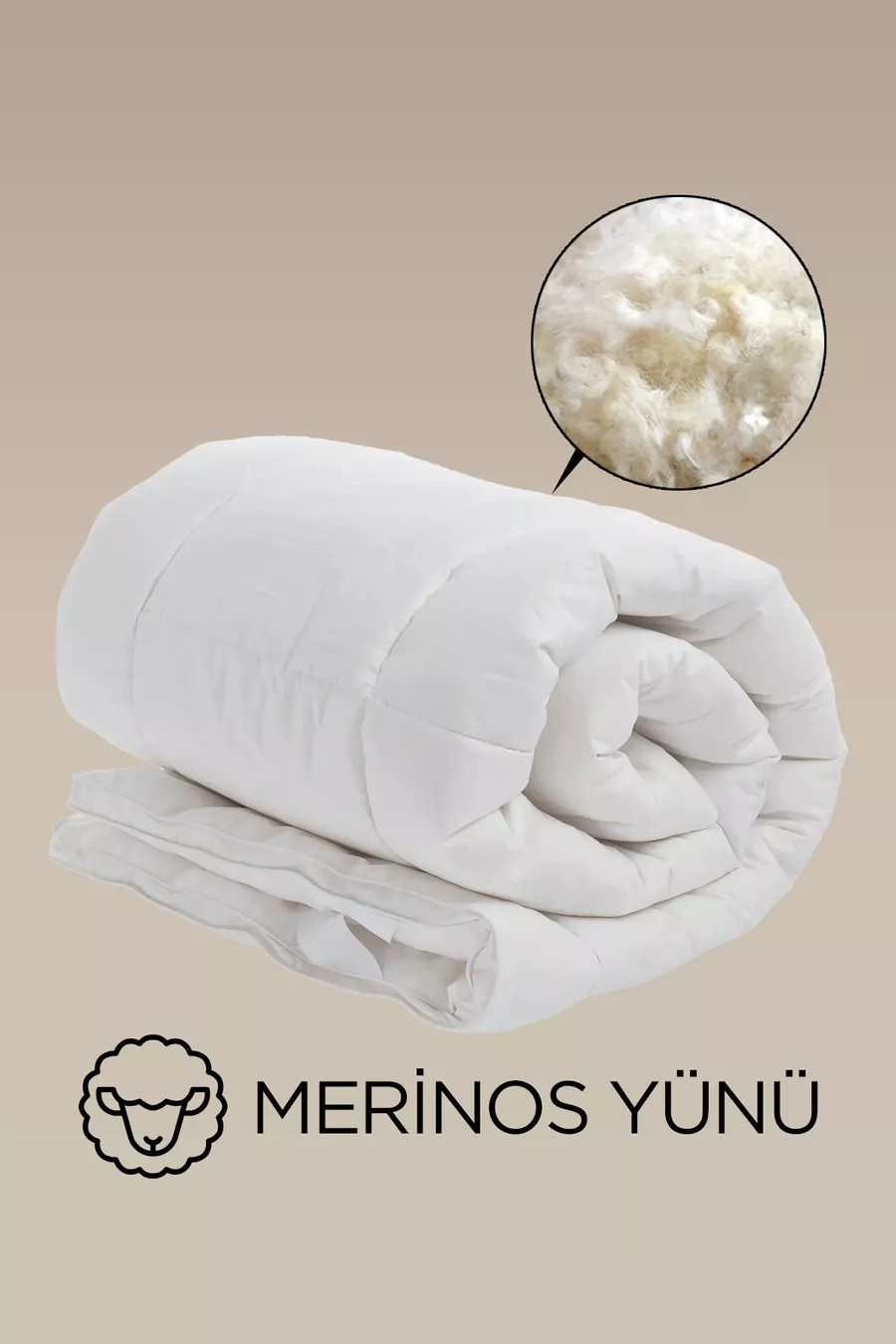 Protège-matelas en laine d'agneau à élastique aux coins | Couvre-lit en laine mérinos  % naturelle Simple, Double, King
