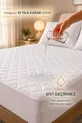 Adelya Classic Matelassé Protège-Matelas Imperméable avec Coins Élastiques pour Sommier Simple Double King Size