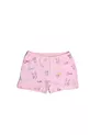 Lot de 6 boxers en coton pour fille avec motif lapin multicolore en tissu extensible