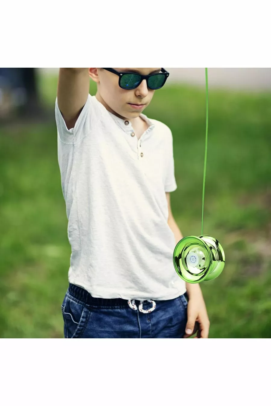 Yo-yo Jouet Métallique de Couleur - 1 Pièce
