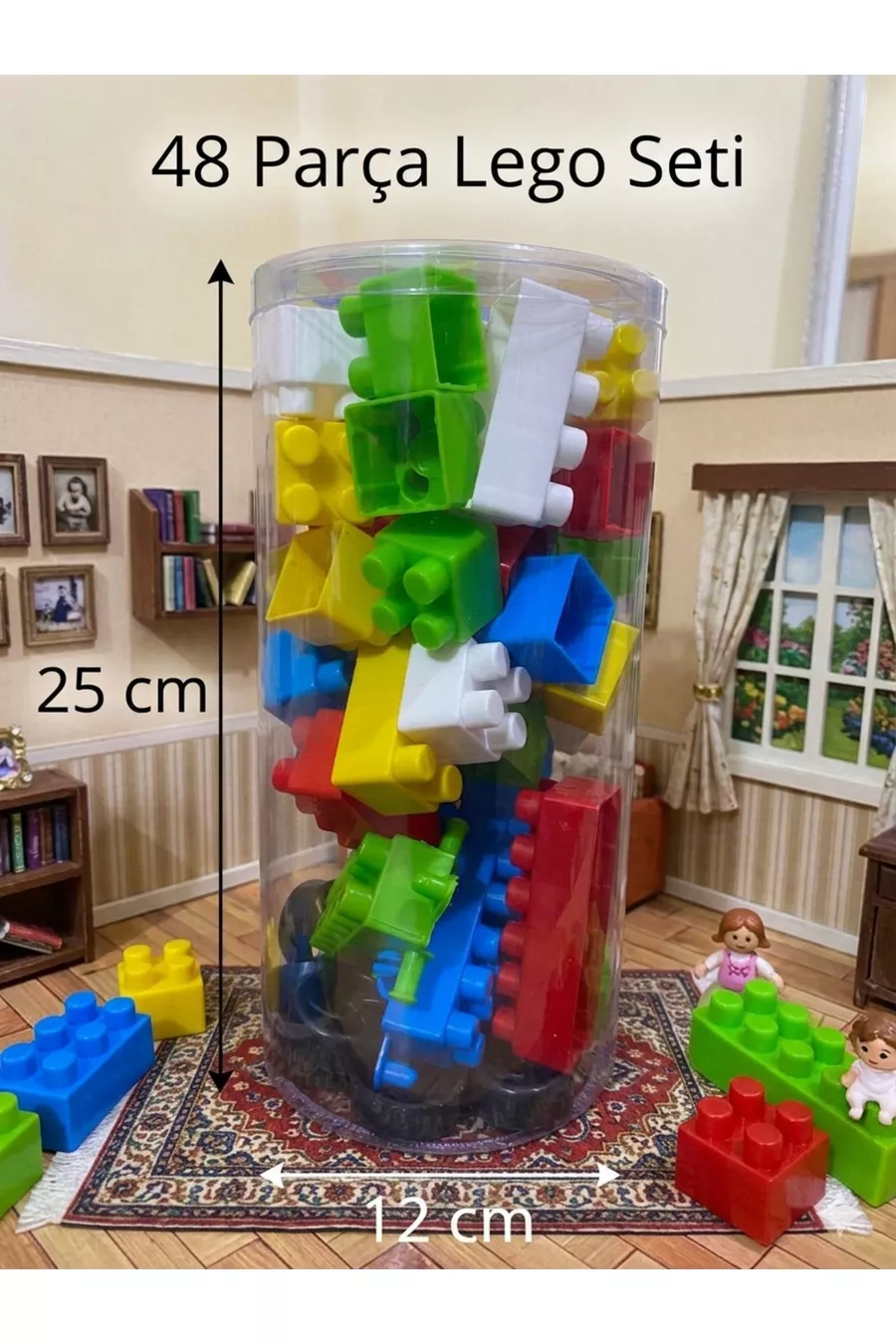 Set de Lego de  pièces dans une boîte en acétate