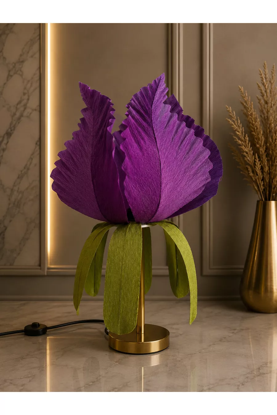 Lampe de chevet Violet Bloom
