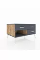 Commode Kronos à 3 tiroirs Pin-Anthracite