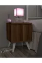 Table de chevet Gimli avec compartiment secret, MDF, assemblé, ne nécessite pas de montage