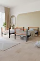 Lit superposé en métal premium Mix Compatible avec lit Matelas Orange Séparable