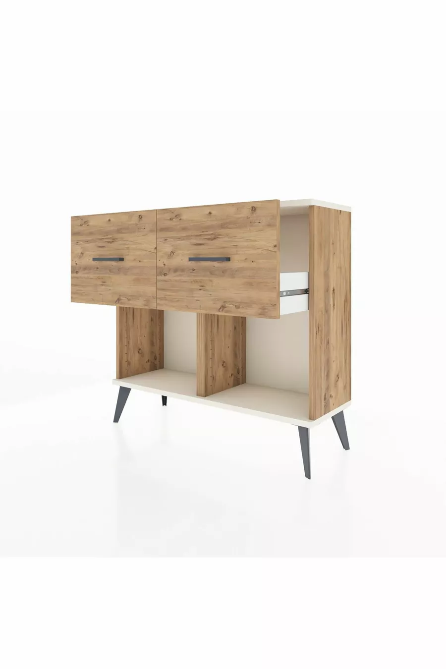 Commode Arges 2 tiroirs Pin-Ayatashi/Pin