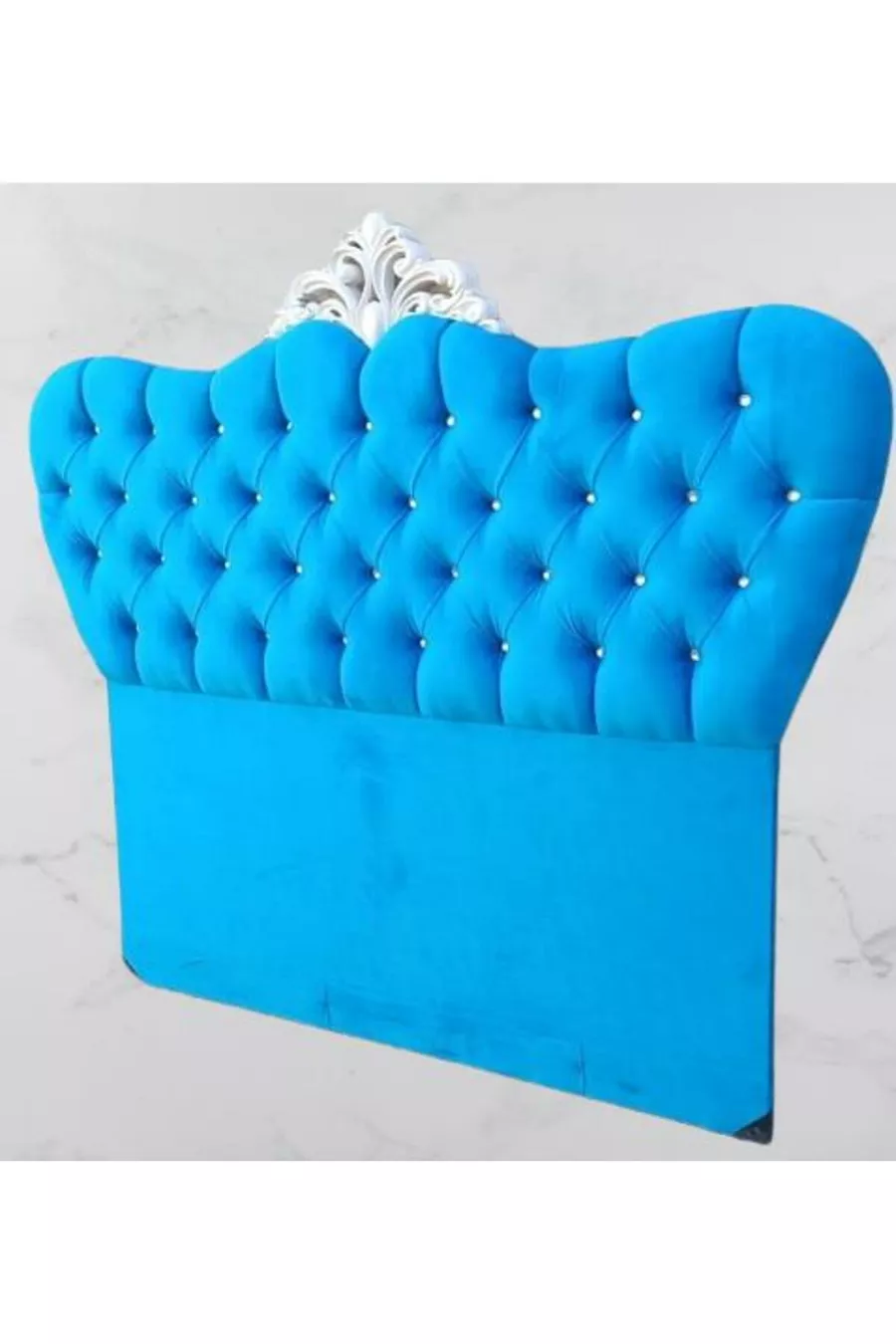 Titre DK Double Avangarde Turquoise Tissu Baby Face Capitonné Épais