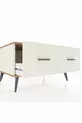 Commode Kronos 2 tiroirs Pierre de Lune-Pin/Pierre de Lune