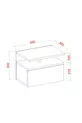 Commode Venus, murale, cm, travertin