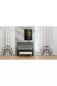 Ensemble chambre d'enfant Arc-en-ciel (rideau de fond - couvre-lit et oreiller - tapis)