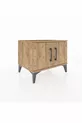 Commode Hyperion avec une étagère et 2 portes, Pin-Pin