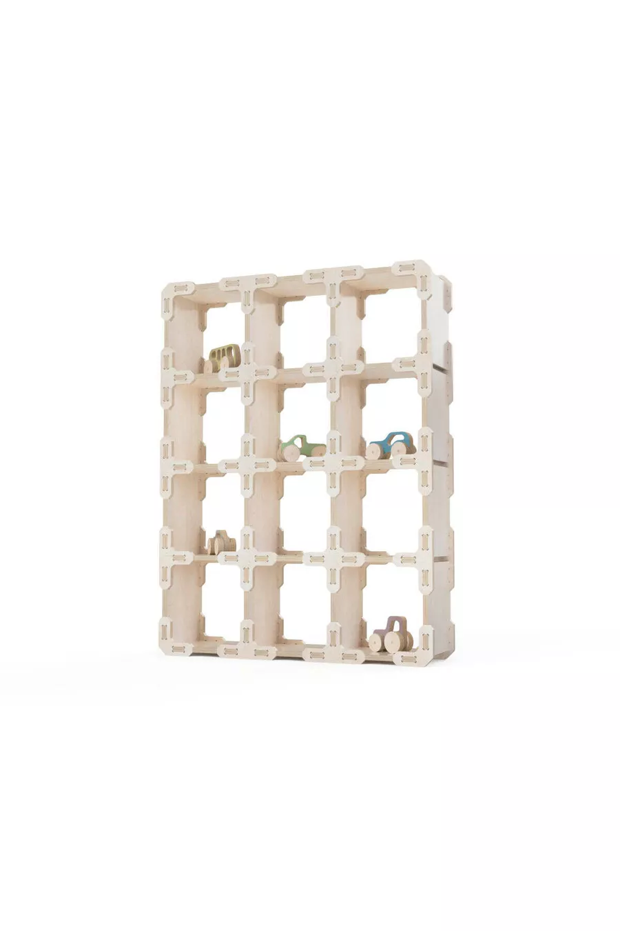 - Étagère cube (nid d'abeille) Étagère murale Montessori en bois naturel