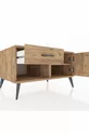 Commode Kronos à une étagère, un tiroir et une porte en pin