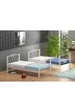 Lits superposés en métal élégants  Cm Double (couleur blanche) Sans matelas