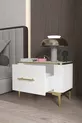 Table de chevet BETY avec tiroirs - Meuble d'appoint - Commode - Organisateur