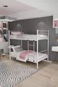 Lit superposé Trend compatible avec matelas Rose clair Métal démontable