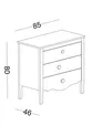 Chambre d'enfant Juliet (Armoire 3 portes + * Montessori + Commode)