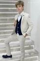 Ensemble Costume Garçon  Ans avec Gilet de Sport et Veste  Beige