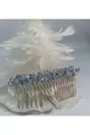 Pince à Cheveux en Cristal Bleu Glacé - Accessoire de Mariée