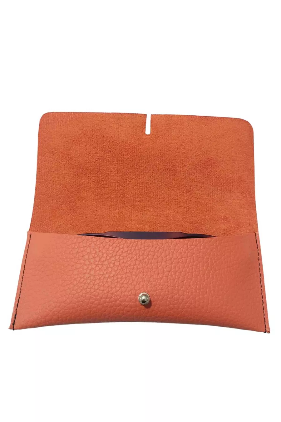 ETUI DE LUNETTES ORANGE AVEC ÉLASTIQUE