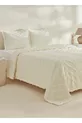 Merve 3 Pièces Housse de Lit Double Crème