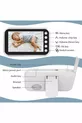 Moniteur pour bébé avec écran CT-LCD et vision nocturne - Caméra de surveillance pour bébé sans fil avec contrôle de la température de la chambre