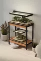 Table d'aquarium Table d'appoint Table avec pieds en métal  x  cm Pin