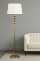 Lampadaire en métal vieilli avec pied, abat-jour crème, moderne, pour salon, chambre à coucher, salon