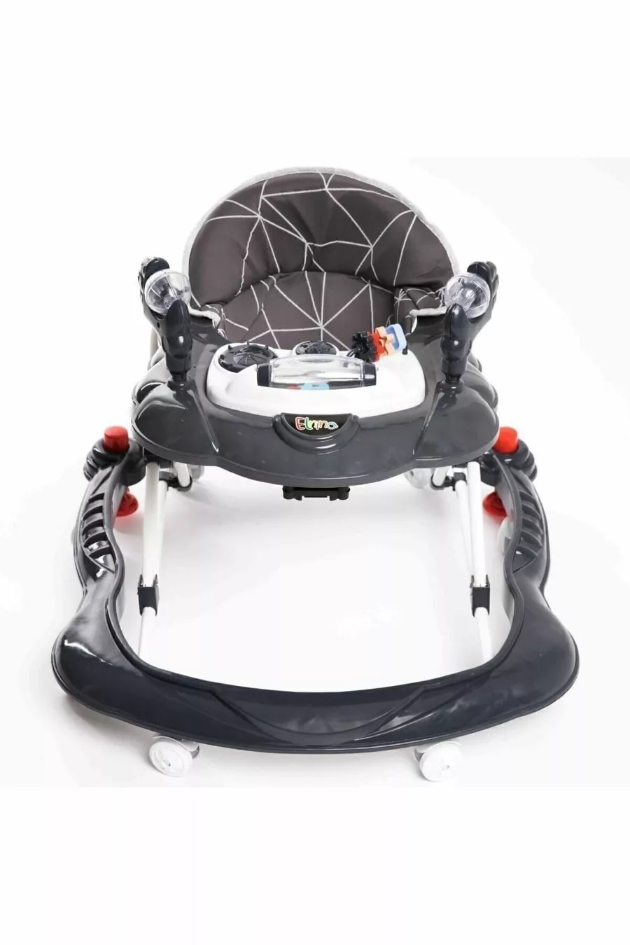 Trotteur pour bébé en forme d'araignée de luxe avec jouets, musique et lumière à 3 niveaux