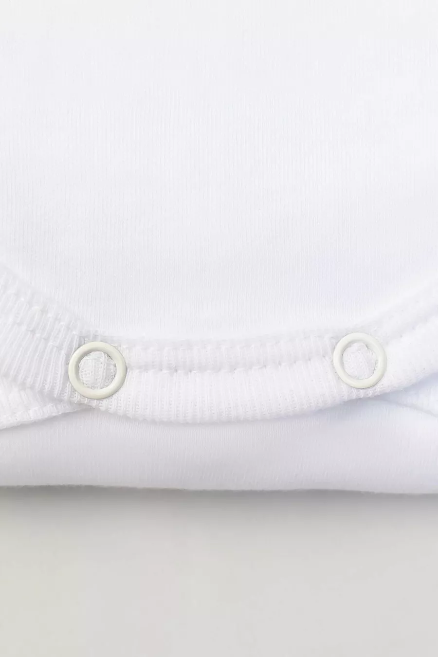 Body pour bébé à manches courtes blanc % coton biologique, lot de 5
