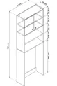 Organisateur pour Machine à Laver avec 2 Portes