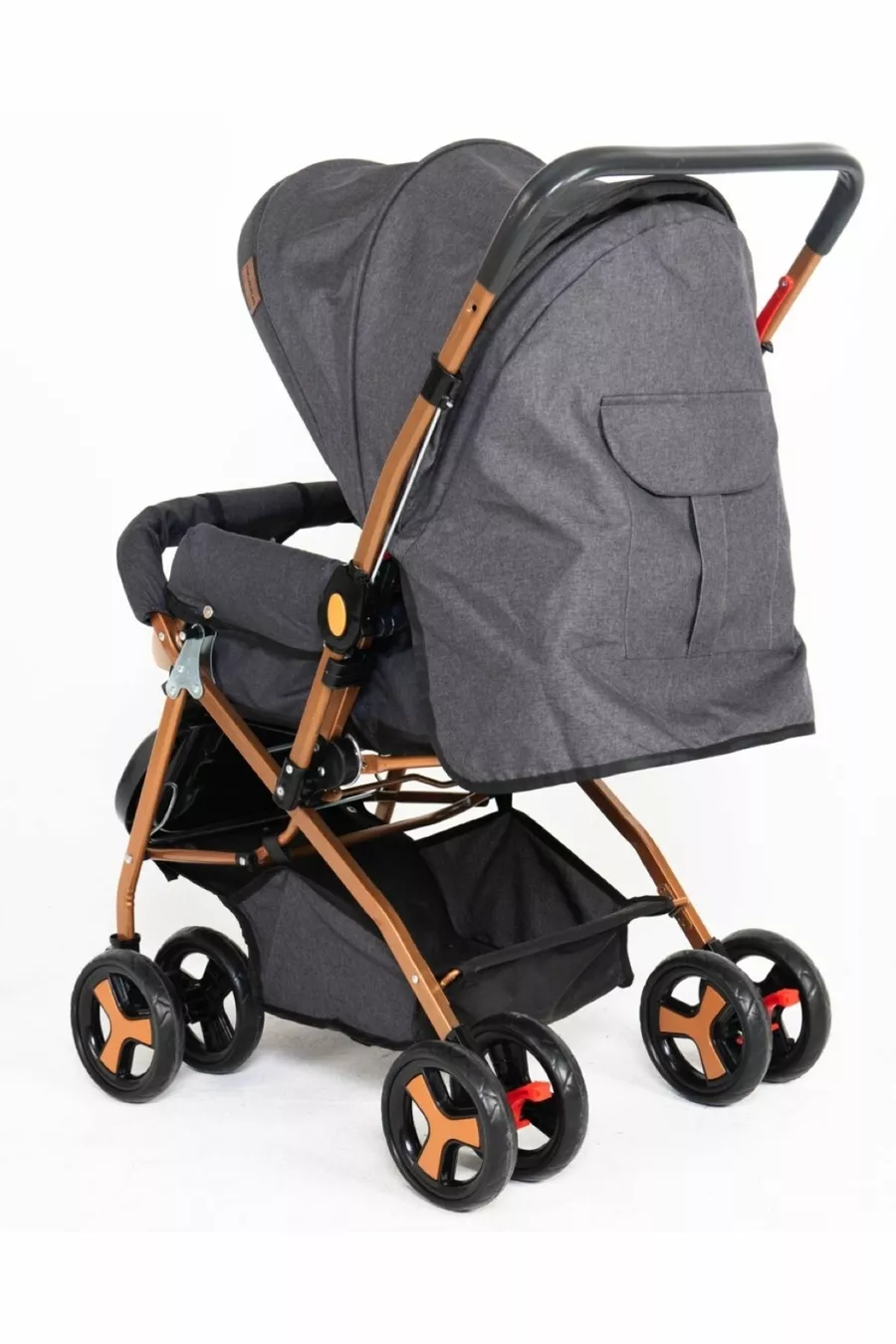 Deux Koalas Lin Or Poussette Double Orientation