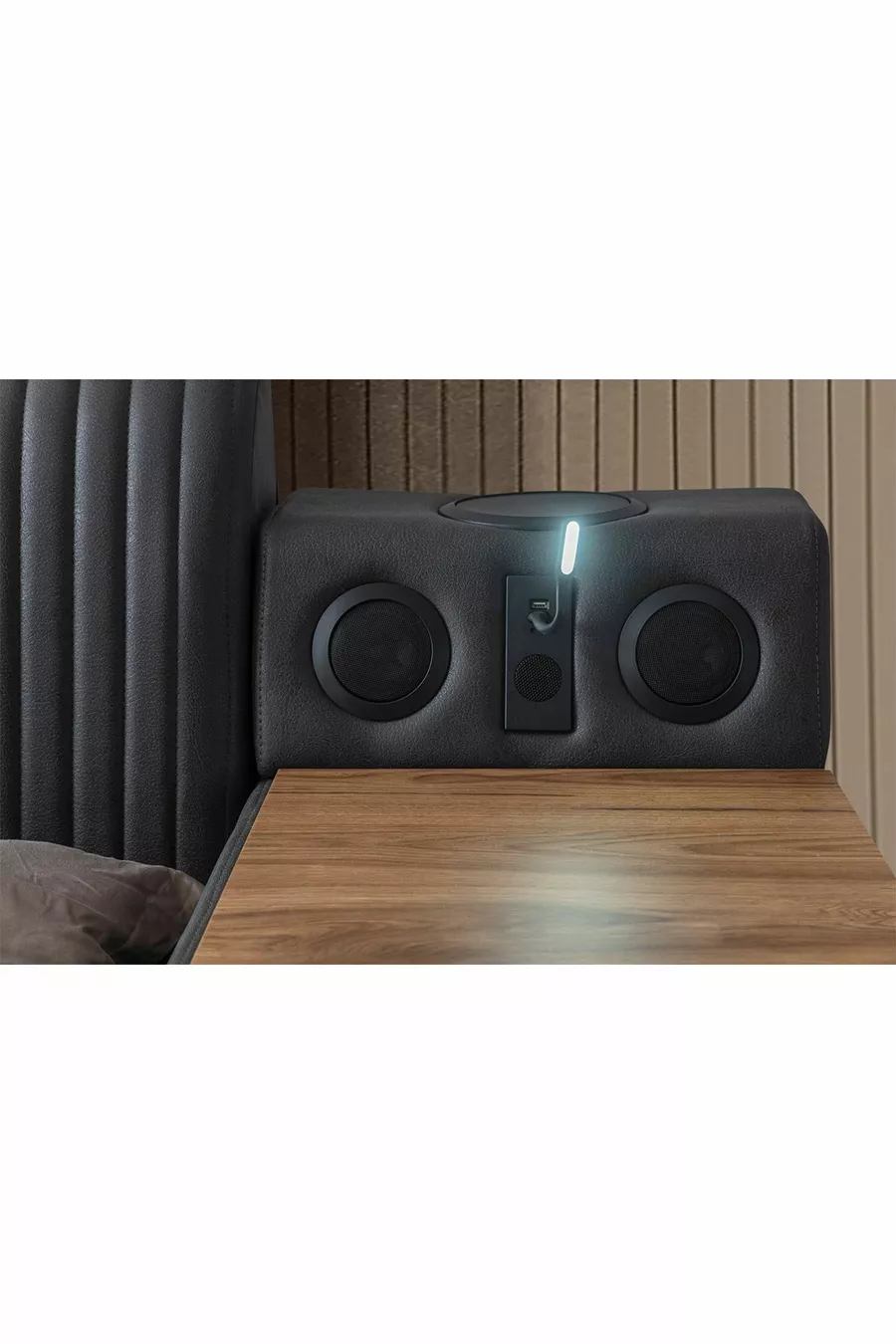 Lit intelligent Sunline avec massage, anthracite