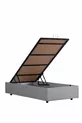 Lit avec voiture, lit voiture avec sommier superposé et barrières, avec LED - Rouge 1 matelas Comfort