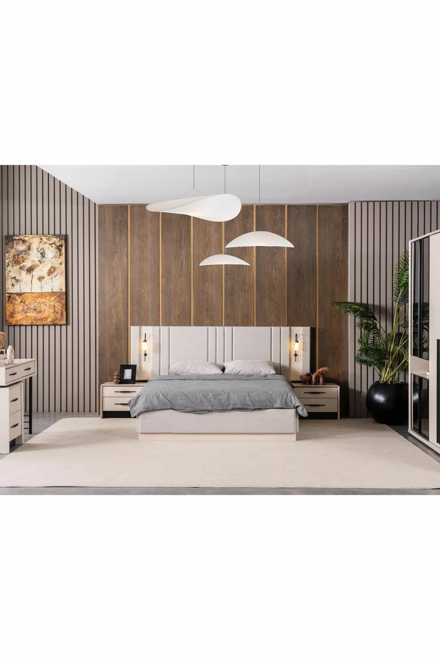 ENSEMBLE DE CHAMBRE À COUCHER ZÜMRÜT