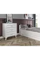 Ensemble de chambre Kartopu Country - Armoire à 3 portes, Lit superposé, Commode à 3 tiroirs entièrement en MDF