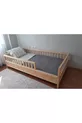 Lit Montessori pour enfants - Lit Montessori - Lit en bois - Avec barrière de sécurité de cm - 